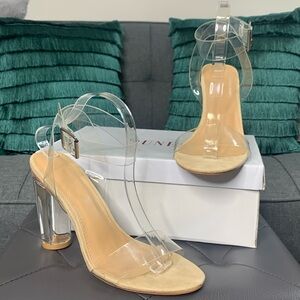 Dunes Nellie Clear Strappy Sandal